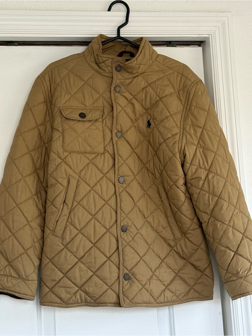Ralph Lauren Quilted Jacket in Tan - Picture 2 of 12